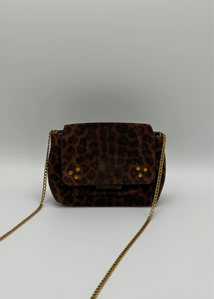 JEROME DREYFUSS LULU XS LEOPARD